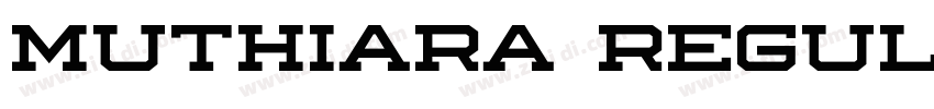 Muthiara Regular字体转换 Muthiara Regular字体转换